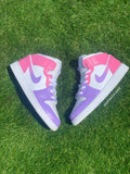 Custom Pink & Purple Ombré J1