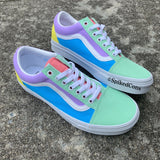 Custom “Sweet Tarts” Vans -Old Skool