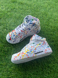 Custom Splatter Air Force 1s (add size in notes when ordering)