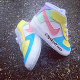 Custom AF1 Pastel Infant -Soft Bottoms