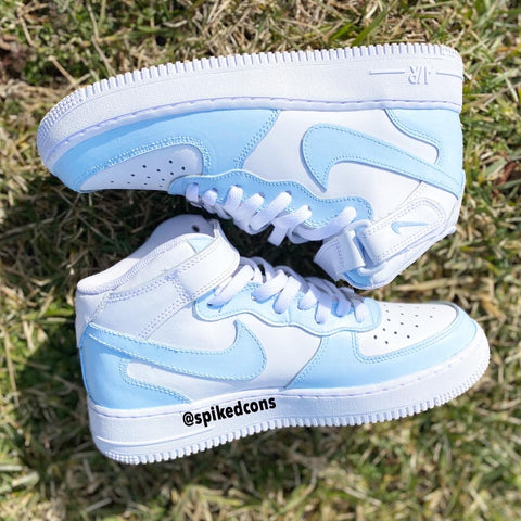 Blue Air Force 1 Shoes.