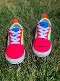 Custom Toddler Neon Vans-Limited Sizes