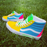 Custom “It’s a Spring Thing” Vans -Sk8 Hi