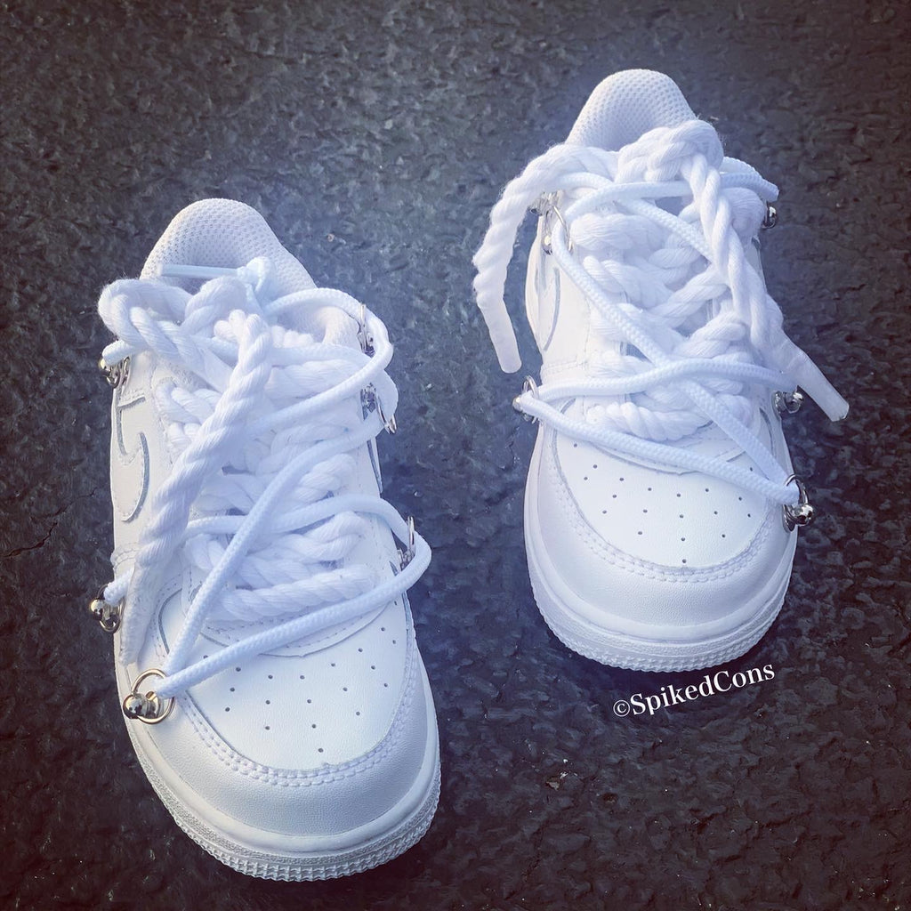Air Force 1 Custom Rope Laces Pink