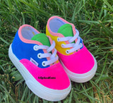 Custom Authentic Vans -Baby Shark theme