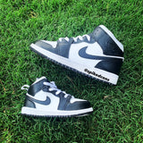 Custom Black and White  Jordan 1-Toddler