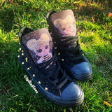 LOL Custom Converse with studs **Send note of which LOL Doll desired**