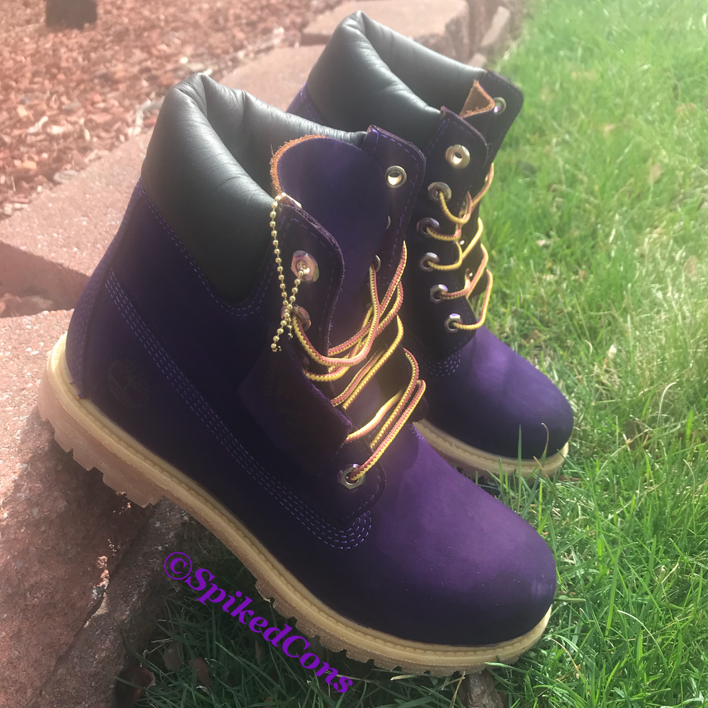 Purple timberlands grade school on sale