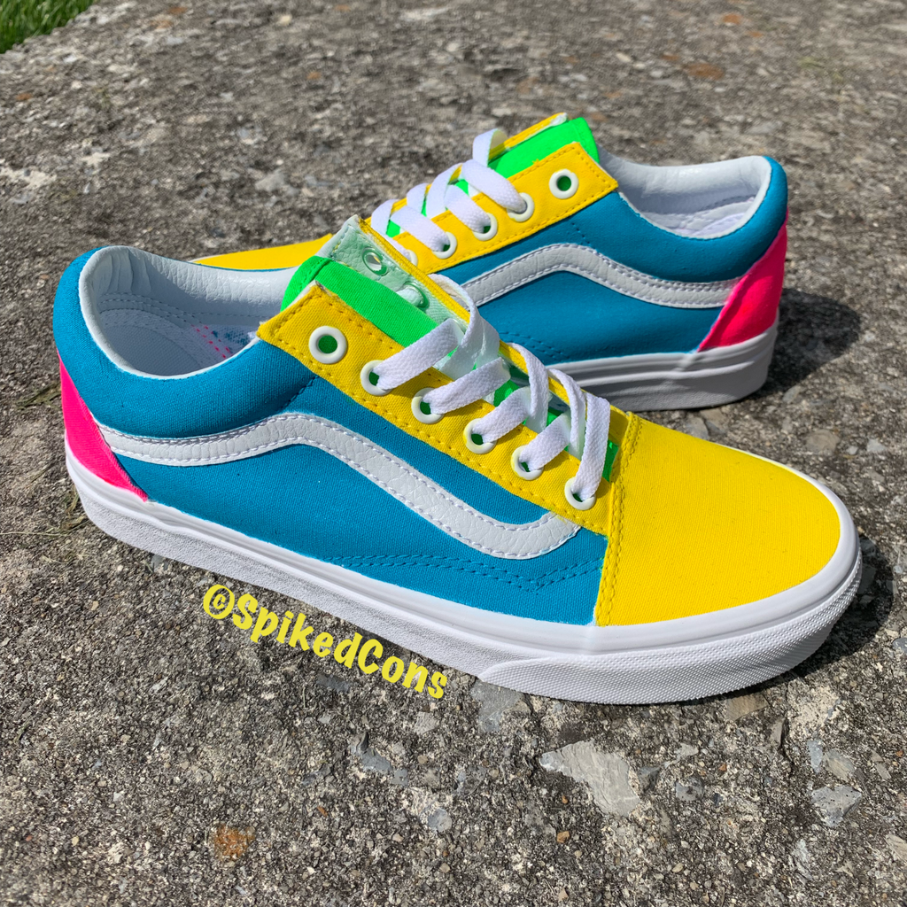 Custom Spring Time Vans Old Skool SoSpiked