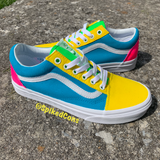 Custom “Spring Time” Vans -Old Skool