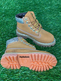 Custom Bling Timberlands -Wheat (Kids & Adults)- Add size to notes when ordering