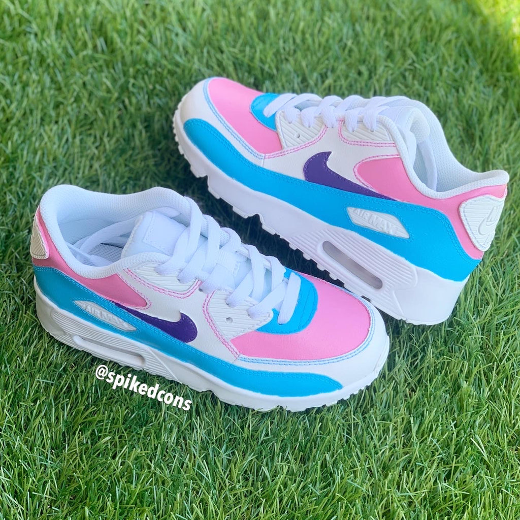 Nike air max pink and blue Outlet