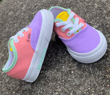 Custom Authentic Vans -Pastels “Spring”