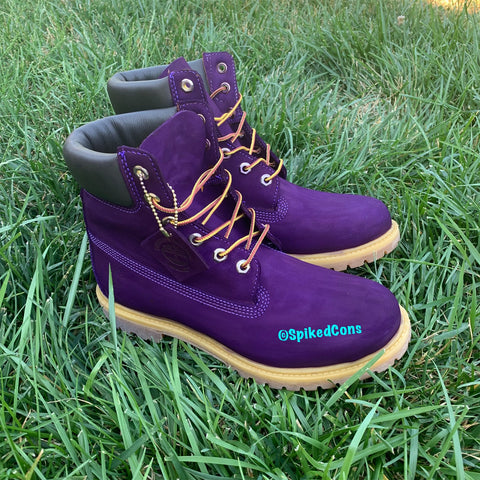 Custom Purple Timberlands